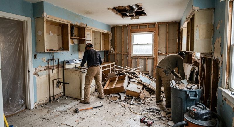 Closet Demolition in Sacramento, CA