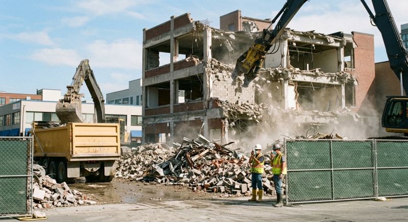 Commercial Building Demolition in Sacramento, CA