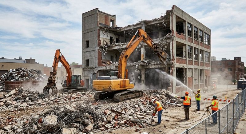 Commercial Building Demolition in Katy, TX