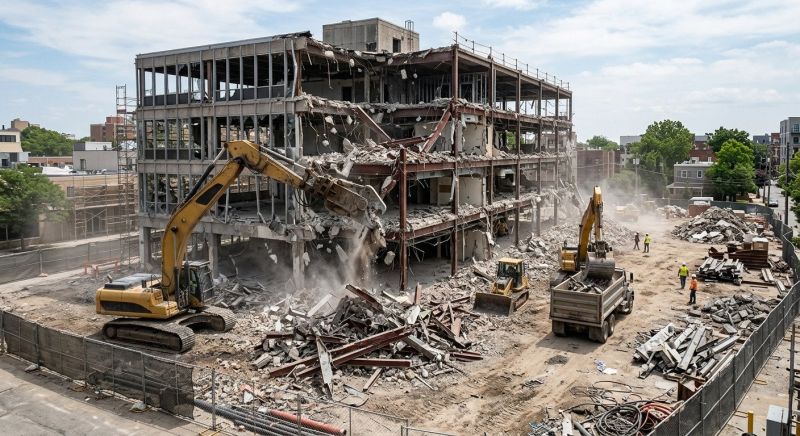 Commercial Building Removal in Bergen County, NJ
