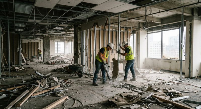 Commercial Site Demolition in Katy, TX