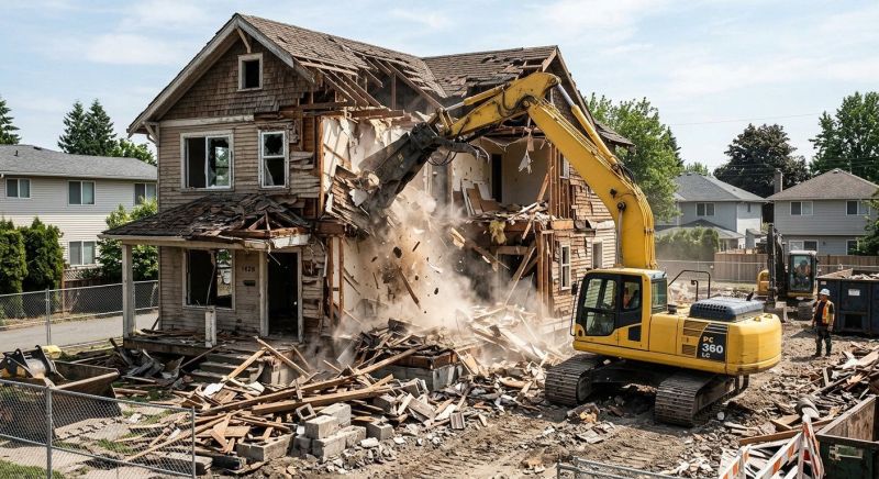 House Wrecking in Pearland, TX