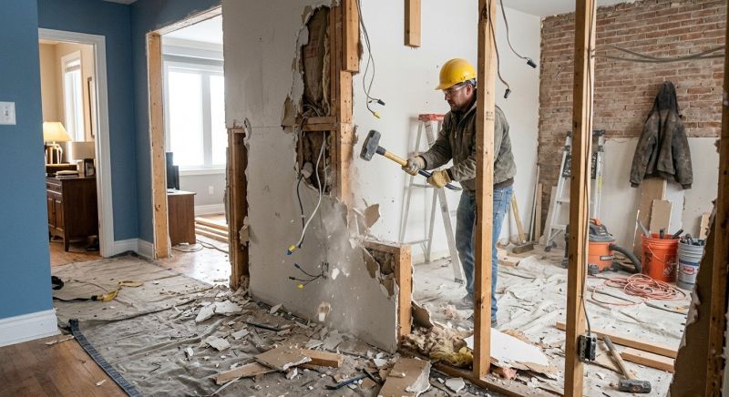 Interior Wall Demolition in Sacramento, CA
